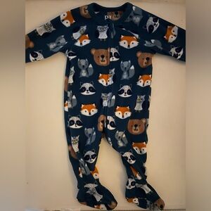 Soft animal baby one piece